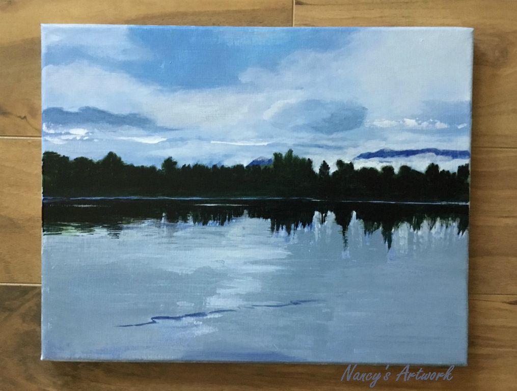$175 Acrylic on canvas 14" X 11"